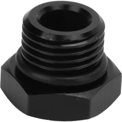 Adaptateur de raccord AN6 mâle hexagonal en acier noir 4000 PSI – universel pour véhicules (1/5)