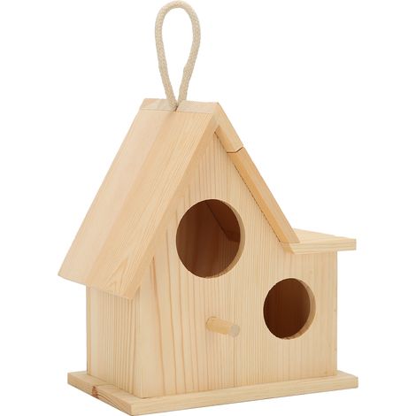 Nichoirs en bois pour oiseaux d'extérieur, nichoirs de reproduction, cages à oiseaux pour jardin, cour ou balcon, décoration
