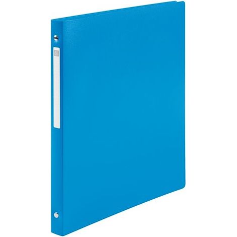 Classeur 4 anneaux plastique dos 2 cm bleu - Lot de 20