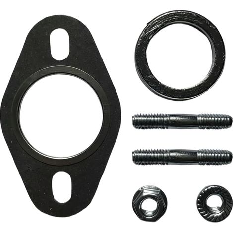 Kit de joints d'échappement pour scooters 50 cc 2 temps Joint de collecteur joint d'échappement avec boulons et écrous pour Aerox, Speedfight 2/3 SR (1/5)