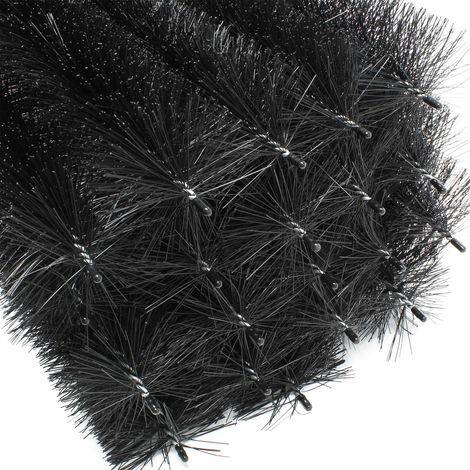 24m Cepillo protector para canalones 120 cm Ø 12 cm protector de hojas 20 piezas