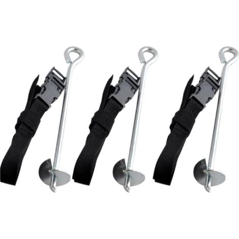 Pack 3x Ancrage Trampoline Démontable (1/2)