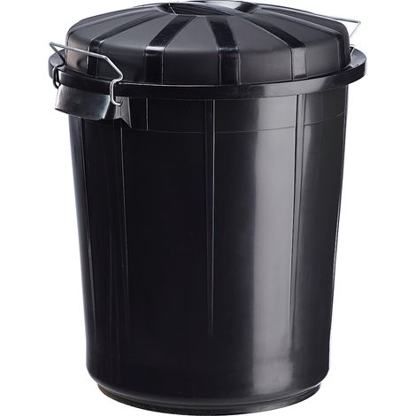Poubelle de rue Bazi Green - 70l - noir (1/3)