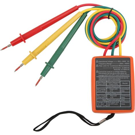 SM852B Digitales Drehstrom-Drehstrommessgerät SM852B, tragbar und mit großem Messbereich für Wechselstromprüfungen (60–600 V) (1/5)