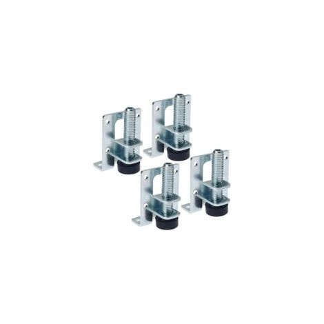 Pieces Furniture Leveling Feet Adjustable Feet for Furniture, Tables, Cabinets, Workbenches- Crezuo (1/4)