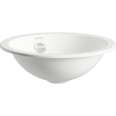 LAUFEN Form lavabo empotrado desde abajo, redondo, sin agujero (1/2)