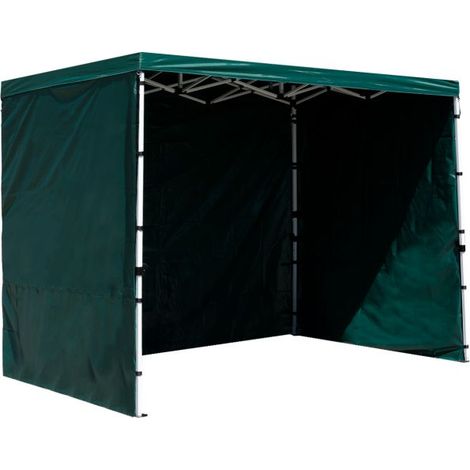 Packs Laterales Carpas Plegables - Pack 3 Laterales Lisos para Carpas 3x3 Master - Verde