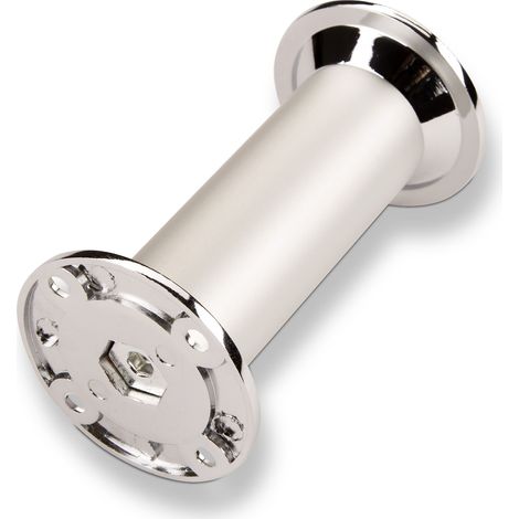 Möbelfuß Chrom poliert / Aluoptik Ø 32 mm Höhe 100 mm (1/5)