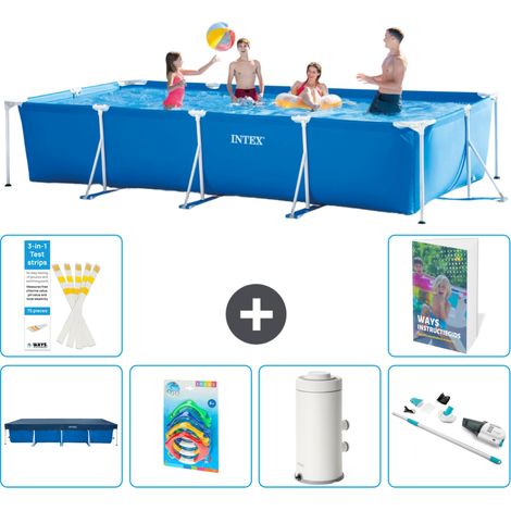 Rechteckiger Frame Pool - 450x220x84 cm - 7-teilig S95