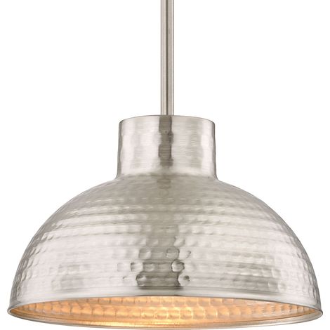 One-Light Mini Pendant Brushed Nickel (1/5)