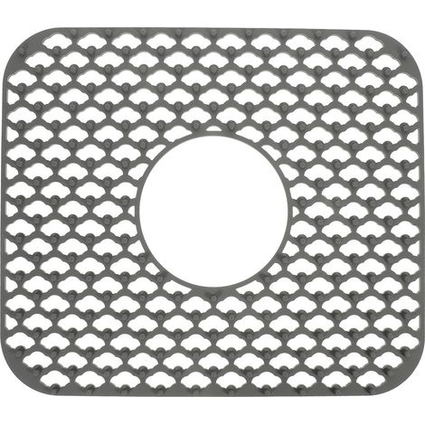 Tapis Égouttoir Flexible pour Évier Cuisine en Silicone Design Creux, Drainage Rapide Facile à Nettoyer pour Plan de Travail (1/5)