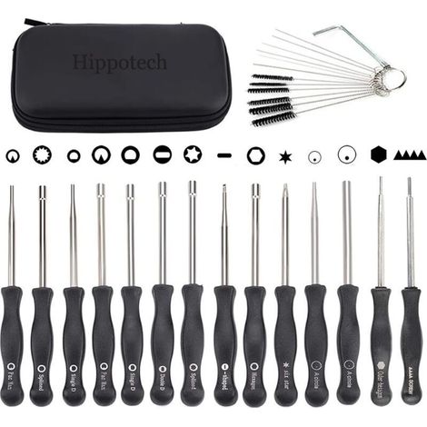 Hippotech Lot de 14 outils de réglage de carburateur avec vis Vis à tête hexagonale pour petit moteur à 2 temps pour Poulan Remplacement pour Husqvarna pour STIHL pour Echo tronçonneuse Trimmer
