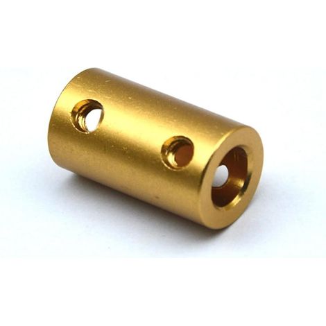 Accouplement flexible pour moteur en aluminium et arbre pin, diamètre extérieur 14 x 25 mm, couleur