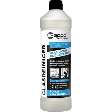 Cleaner per finestre professionale 1000 ml SC2000, uso immediato