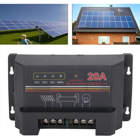 Solarladeregler, automatischer Solarladeregler, intelligenter 20A-Solarlade-/Entladeregler (1/5)