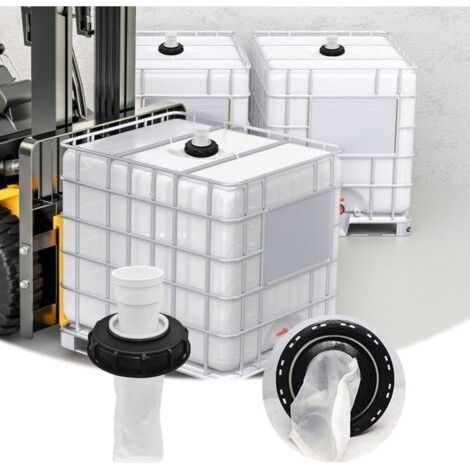 180° IBC-Wasserfilter, Nylon-Tankzubehör für Regenwassertanks, waschbar und einfach zu installieren (1/4)