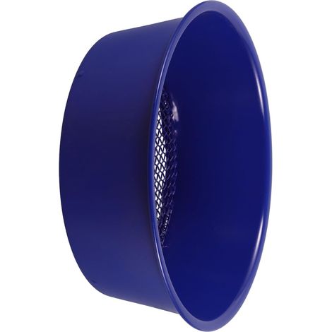 Tamis de Jardinage en Fer Bleu Maille Fine pour Tamisage de Sol et Pierres, Outil Robuste et Résistant pour Plantation en Extérieur (1/5)