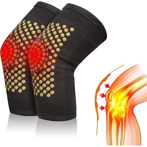 Genouillères auto-chauffantes, genouillères chauffantes, genouillères thermiques, ceinture chauffante en tourmaline, coussin chauffant pour genouillè