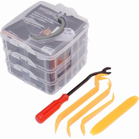 Set mit 630 Stiften, Stiften und Polsterklammern + Entferner und Abzieher KD10612