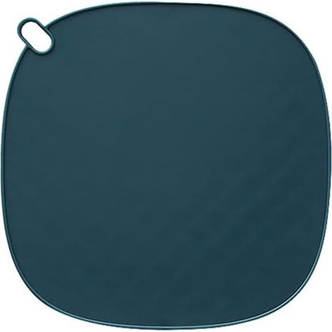 Isolierende Silikonmatte, Untersetzer, Küchentischset, Western-Tischset, nordisches Esstischset, dunkelblau (1/4)