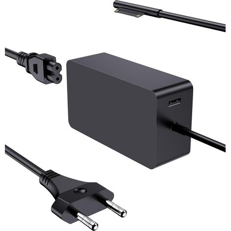 Chargeur Surface Pro 65W pour Microsoft Surface 11/10/9/8/Pro 7/7/6/5/4/3/X (1/5)