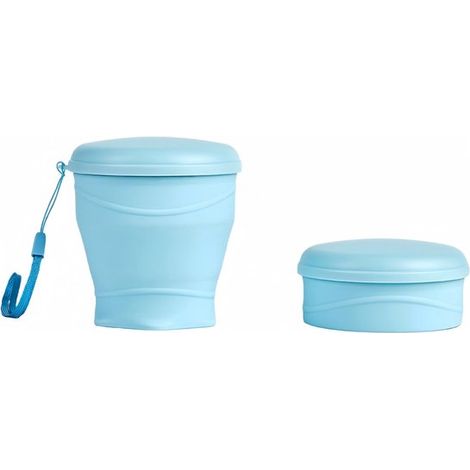 Taza de viaje plegable (260 ml), Taza plegable de silicona, Taza portátil para té o agua, Set de vasos para acampar, 8,3 x 8,3 x 8,8 cm (1/5)