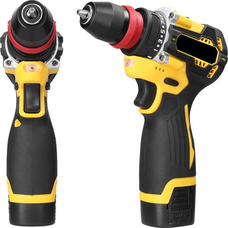 Perceuse-visseuse électrique multifonction 2 en 1 au lithium 16,8 V, moteur sans balais, couple de 45 Nm, outil pratique pour l'installation d'appareils électroménagers, de meubles et la réparation d' (1/4)