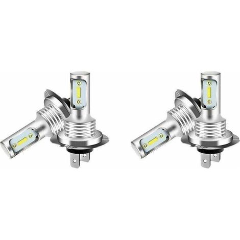 4X H7 LED 6000K Super Blanc 110W 8000LM Kit Antibrouillard Kit Ampoules Feux de Croisement-- (1/4)