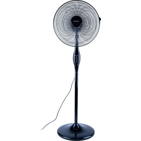 Ventilateur sur pied TORNADO TSF-16W, Ø 40 cm, 3 vitesses, 46 dB, 60 W, noir