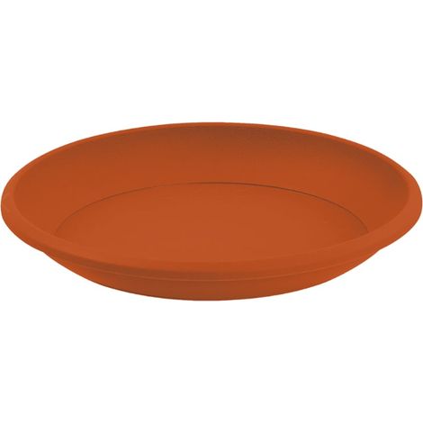 Soucoupe UNIVERSELLE Orange Terre Battue Ø55 cm, pour pot OSAKA Ø70 cm - EDA