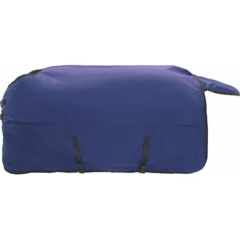 Horse Blanket Full Navy Blue 165 cm Polyester vidaXL