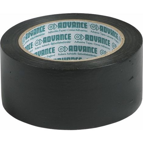 Ventilation Rauchabzug Klebeband PVC schwarz 30mm  - ADVANCE: 103256