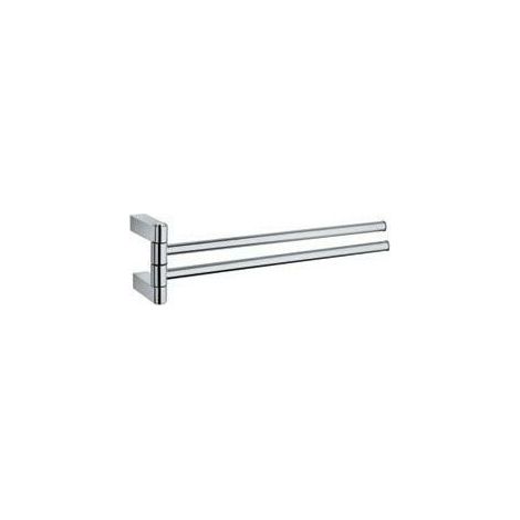 PORTE SERVIETTE TOSCA DOUBLE MOBILE CHROME - CRISTINA ONDYNA TO21451 (1/4)