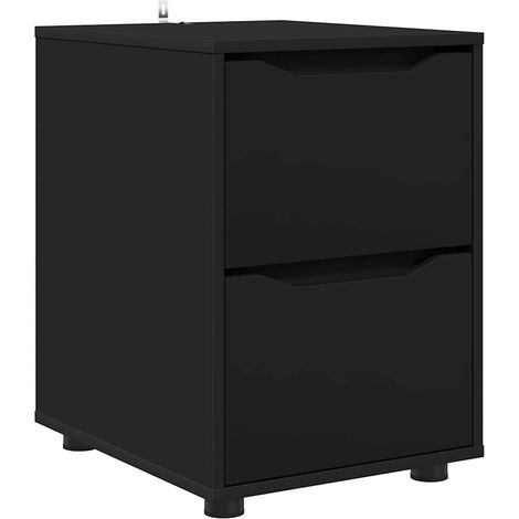 Armario de almacenamiento Negro 40 x 48 x 57 cm vidaXL