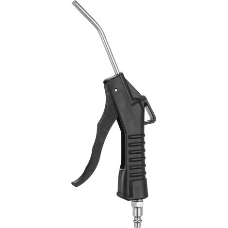 Pistolet À Air Débit Élevé Pour Compresseur Avec Embout Courbé Et Raccord Mâle 1/4" NPT Pour Outils Pneumatiques Industriels Et Domestiques Nettoyage Élimination Poussière (1/5)