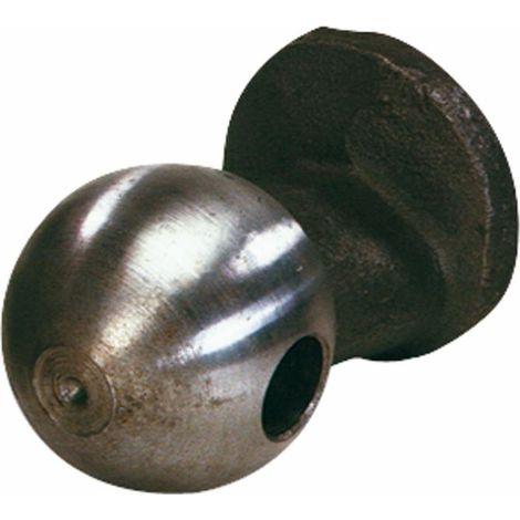 Sfera per sistema ribaltamento rimorchi Ø 60mm con foro Ø 20mm (1/2)