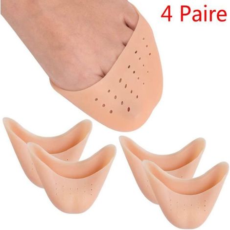 Protege Orteil, Footful Capuchons D\'orteils Protecteurs En Gel De Silicone Professionnels, Coussins De L\'avant-Pied (1/4)
