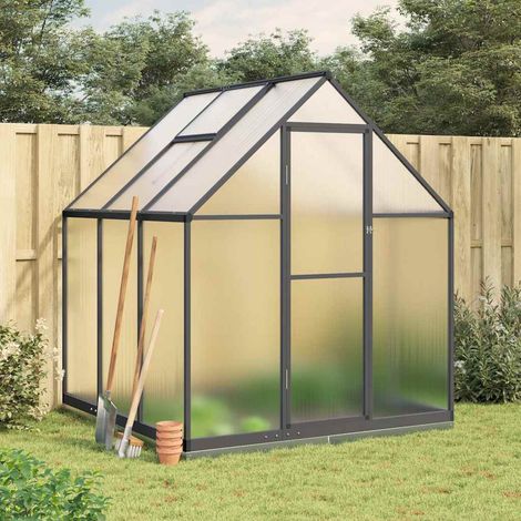 vidaXL Telaio Serra con Base Antracite 169x169x202 cm in Alluminio
