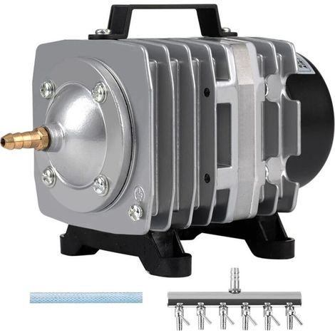 Pompe à air pour aquarium et étang – 1250 GPH, 35 W, technologie électromagnétique, idéale pour hydroponie et usage professionnel