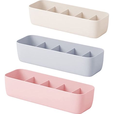 Armoire à tiroirs de rangement pour sous-vêtements, étagère à change pour sous-vêtements d'intérieur, tiroir de rangement en plastique pour sous-vêtements, culottes et chaussettes. (1/5)