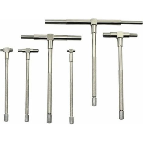 Jauge télescopique, 6 pièces, jeu de mesure interne 8-150 mm (1/5)