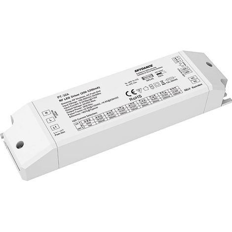 Led Driver CC Dimmerabile 25W Pulsante + RF Corrente Costante Modulare 250mA 300mA 350mA 400mA 500mA 600mA 700mA 900mA PT-25A