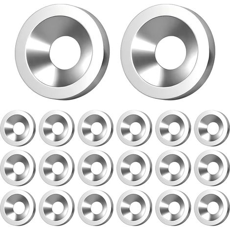 20 Pièces Rondelle Plate, Rondelles à Tête Fraisée, M4x14x3mm Rondelle Cuvette en Acier Inoxydable, Pour Vis à Tête Fraisée