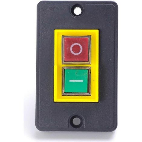 Interrupteurs électromagnétiques à bouton AC250V 6A, étanches (1/5)