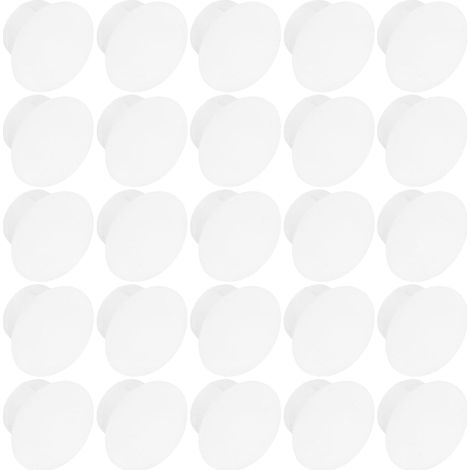 jojofuny Lot de 100 cache-vis ronds en plastique (1/5)