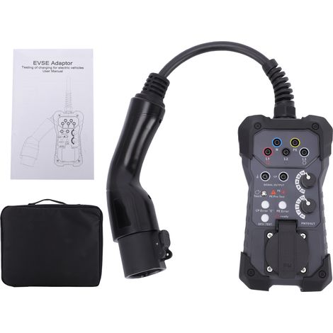 Adaptateur testeur EVSE tension borne recharge – Compatible testeurs multimètres oscilloscopes, diagnostic véhicule électrique (1/5)