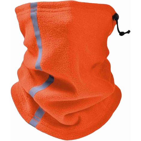 [JAMAIS UTILISÉ]Cache Cou d'Hiver pour Hommes et Femmes, Cache Cou d'Hiver à Rayures Réfléchissantes en Laine, Masque Coupe Vent, Masque de Sport Résistant au Froid, Activités de Plein A (1/5)