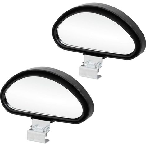 2 X Miroirs d'Angles Morts Grand Angle Réglables pour Voiture Camionnette Remorquage (1/4)
