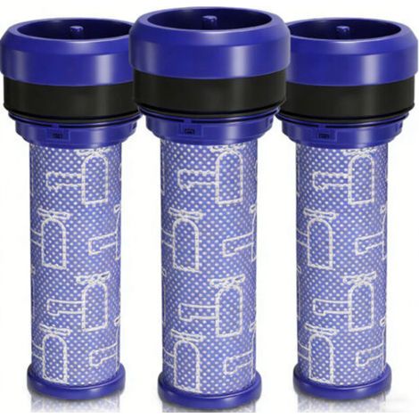 Filtre pré-moteur de rechange pour Dyson 923413-01 - Lot de 3 filtres moteur pour aspirateur DC28 DC33 DC33c DC37 DC37c DC39 - Cylindre de protection du moteur pré-filtre HEPA Dyson (1/5)