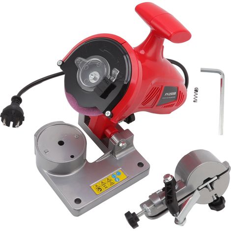 Affûteur de chaîne de tronçonneuse électrique 250W 100mm, avec meule en aluminium et prise EU 230V (1/5)